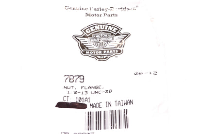 New OEM Harley-Davidson 7879 Flange Nut NOS