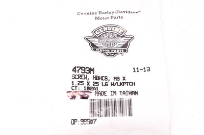 New OEM Harley-Davidson 4793M Screw NOS