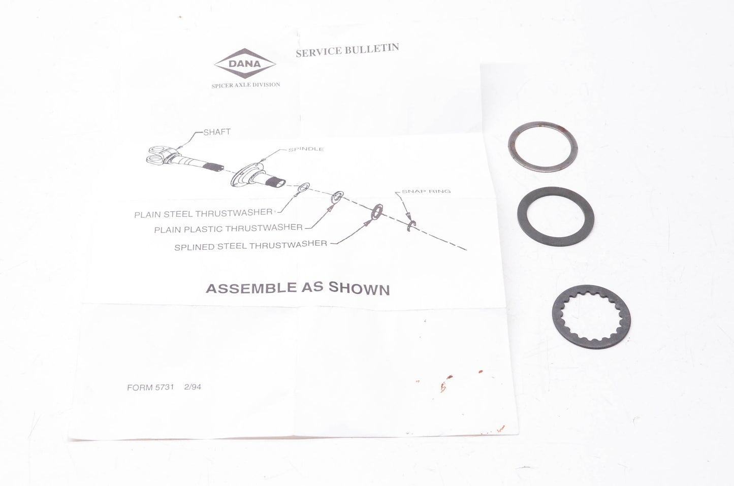 New OEM Ford F5TZ-3B458-A Spacer Kit NOS