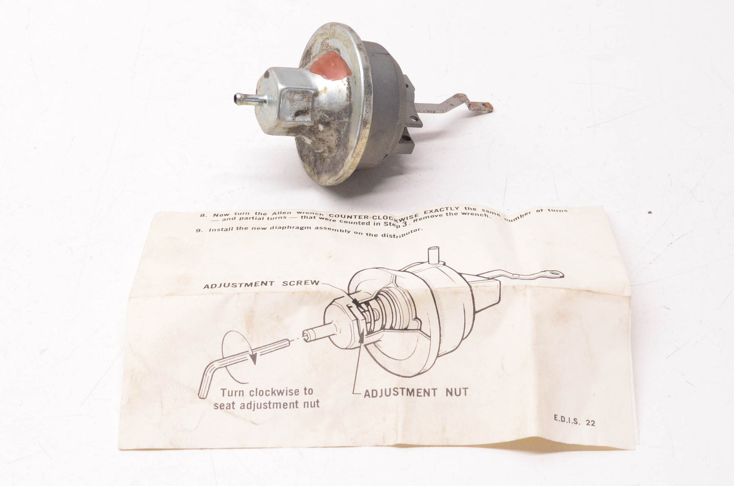 Motorcraft DD-782, D7TZ-12370-C Distributor Diaphragm NOS