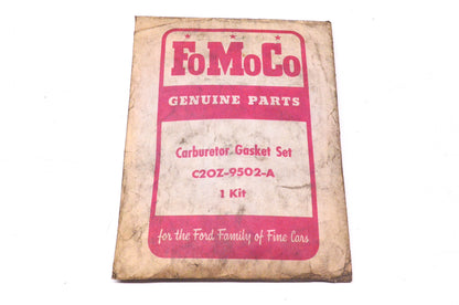 New OEM Ford C2OZ-9502-A Carburetor Gasket Kit NOS