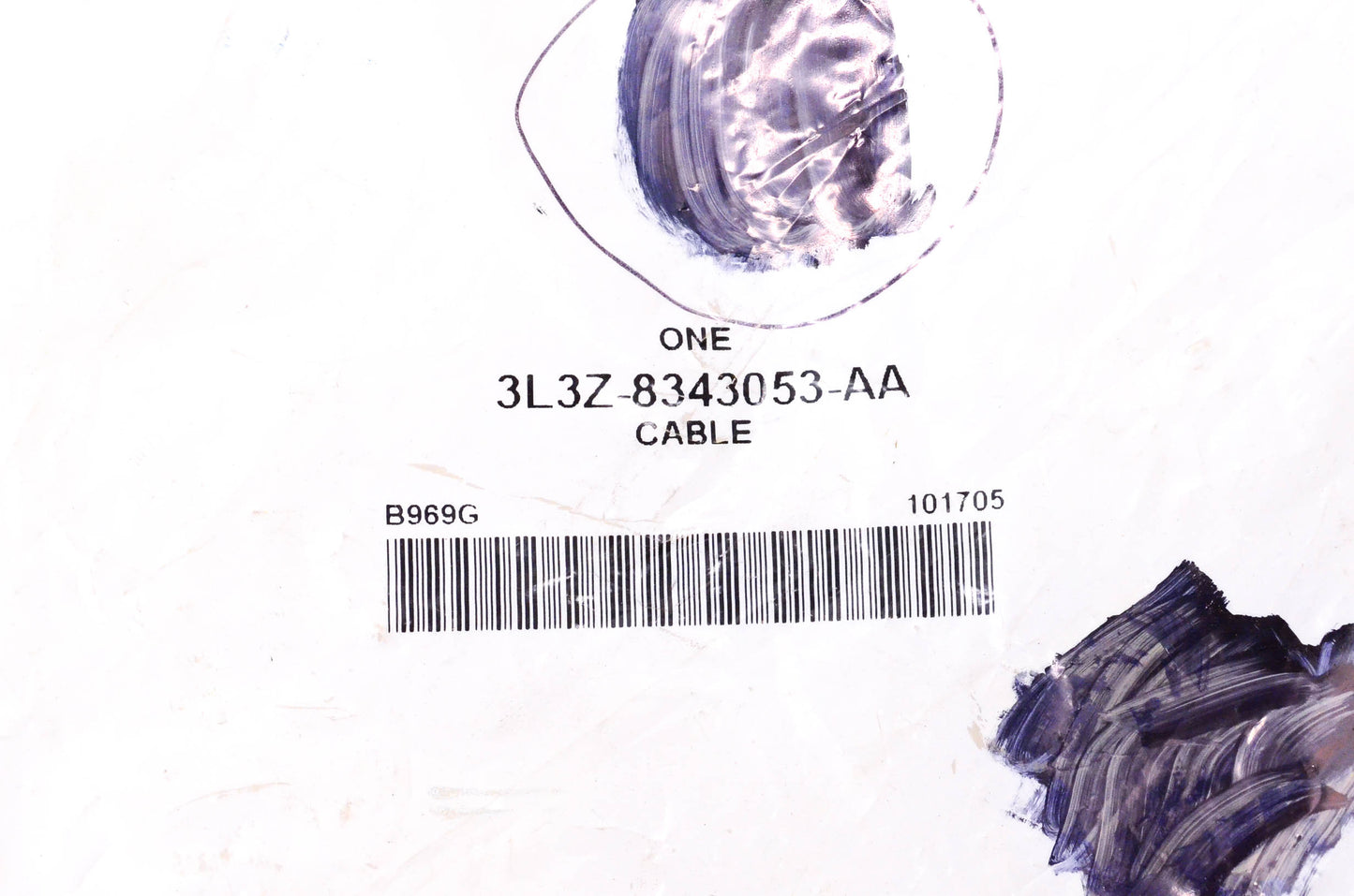 New OEM Ford 3L3Z-8343053-AA Tailgate Cable NOS