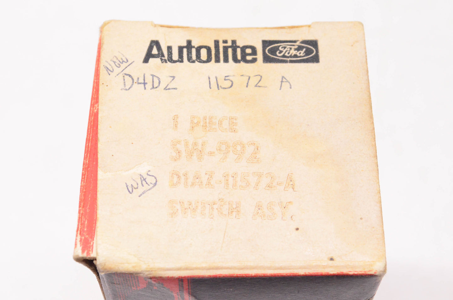 Autolite SW-992, D1AZ-11572-A, D4DZ-11572-A Switch Assembly NOS