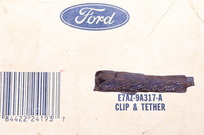 New OEM Ford E7AZ-9A317-A Fuel Clip & Tether 1987-93 Mustang NOS