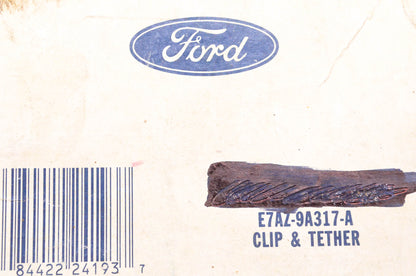 New OEM Ford E7AZ-9A317-A Fuel Clip & Tether 1987-93 Mustang NOS