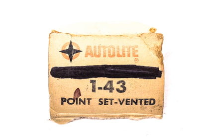 Autolite 1-43 Vented Point Set NOS