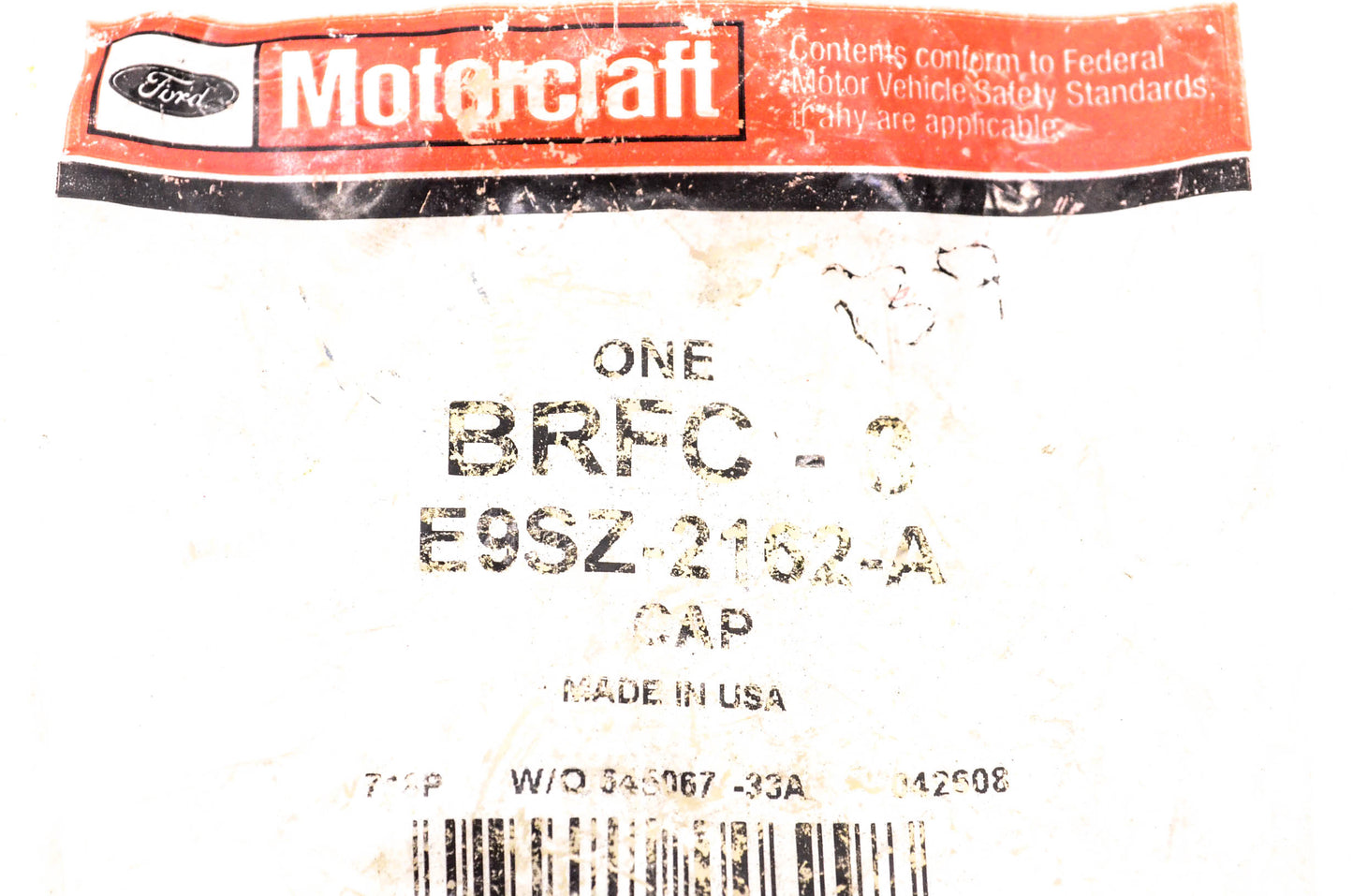 Motorcraft BRFC-3, E9SZ-2162-A Cap NOS