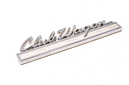 New OEM Ford C8UZ-8225622-C Quarter Panel Name Plate NOS