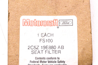 Motorcraft FS100, 2C5Z-19E880-AB Seat Filter NOS