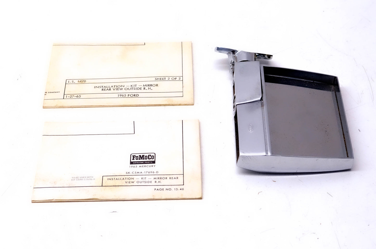 New OEM Ford C5AZ-17696-E Outside Rear View Mirror Assembly NOS