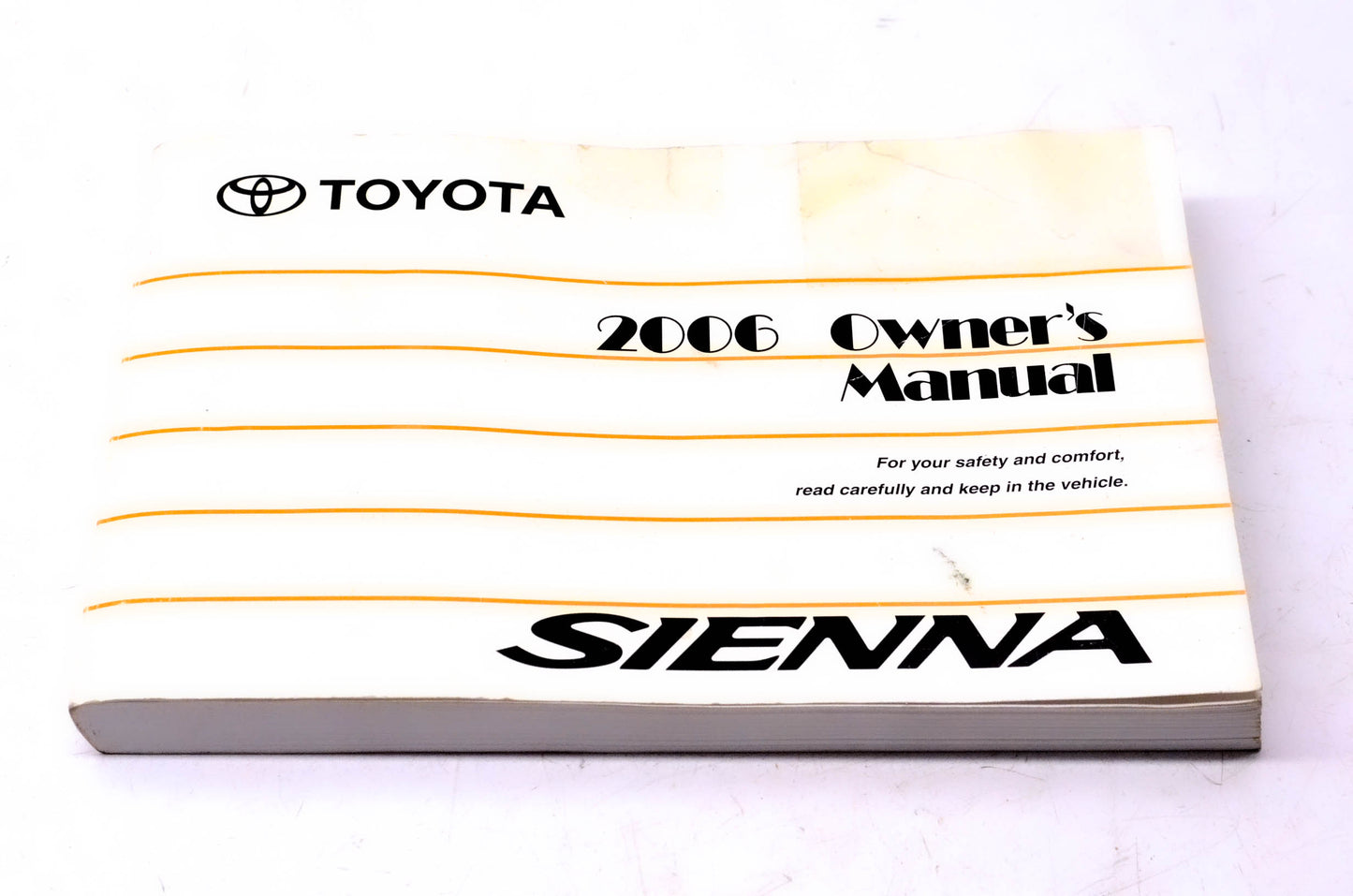 OEM Toyota 01999-45442 2006 Toyota Sienna Owner's Manual