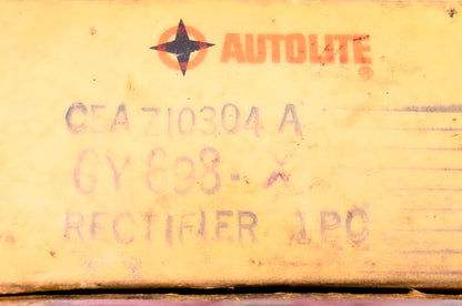 Autolite C5AZ-10304-A, GY-698 Alternator Recitifier NOS