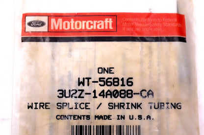 Motorcraft WT-56816, 3U2Z-14A088-CA Wiring Shrink Tube & Splice Kit NOS