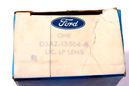 New OEM Ford D3AZ-13564-A License Plate Lens NOS