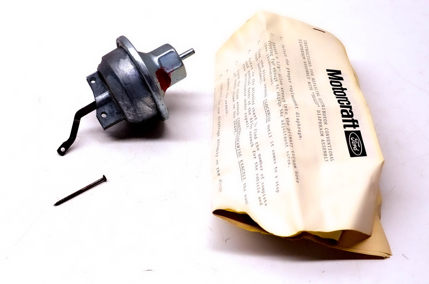 Motorcraft DD-358, D2MY-12370-A Diaphragm NOS