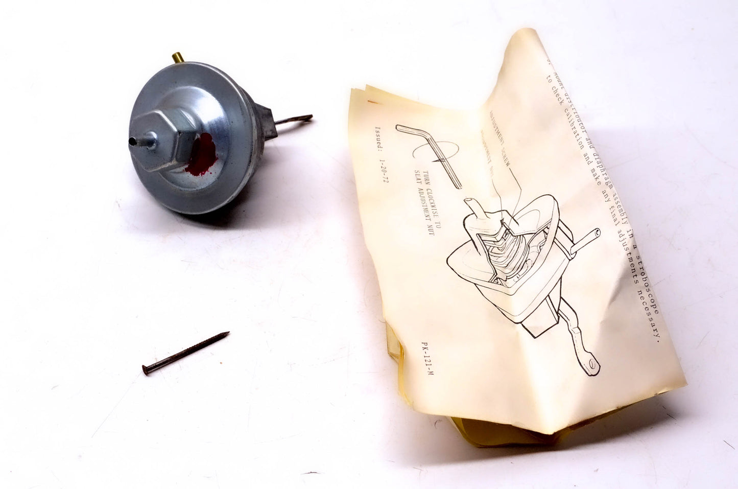 Motorcraft DD-358, D2MY-12370-A Diaphragm NOS