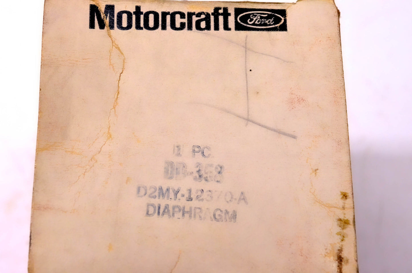 Motorcraft DD-358, D2MY-12370-A Diaphragm NOS