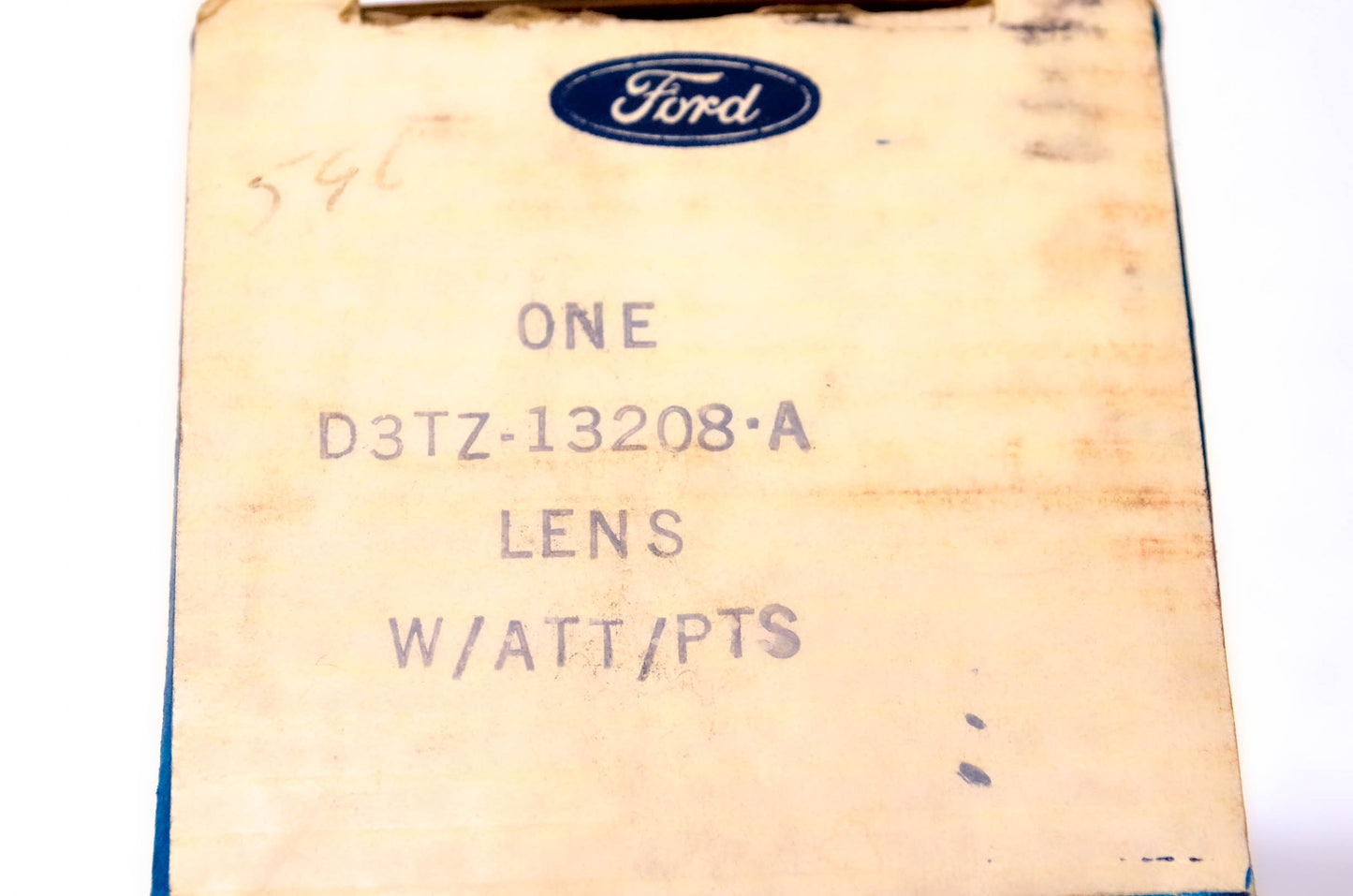 New OEM Ford D3TZ-13208-A Lens NOS