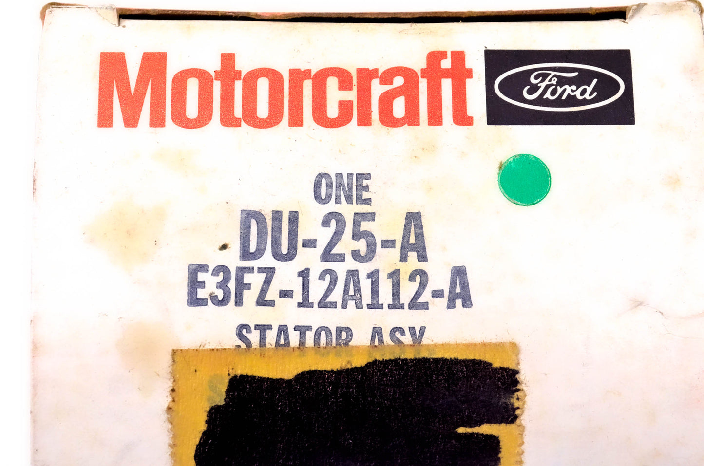 Motorcraft DU-25-A, E3FZ-12A112-A Stator Assembly NOS