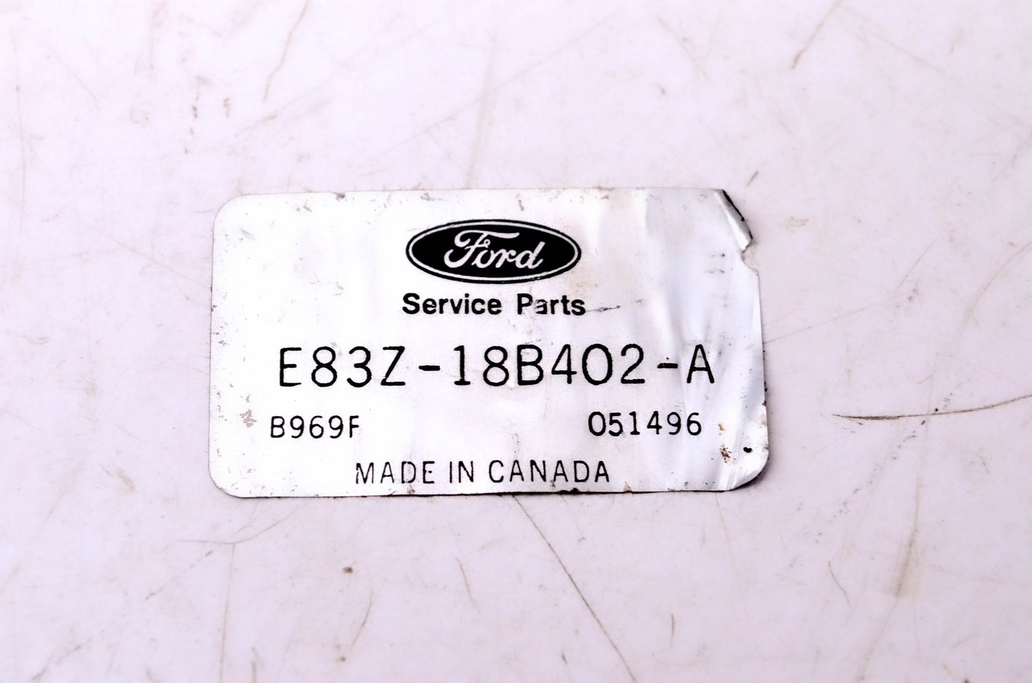 New OEM Ford E83Z-18B402-A Heater Water Tube NOS