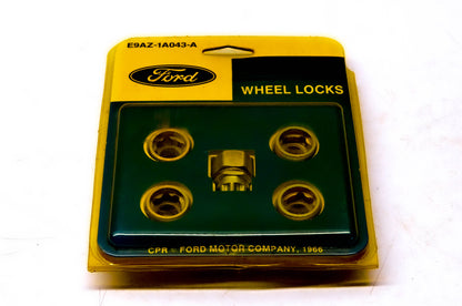 New OEM Ford E9AZ-1A043-A Wheel Locks NOS