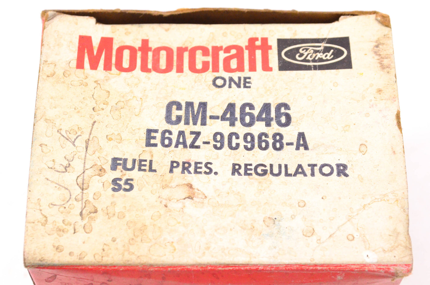 Motorcraft CM-4646, E6AZ-9C968-A Fuel Pressure Regulator NOS