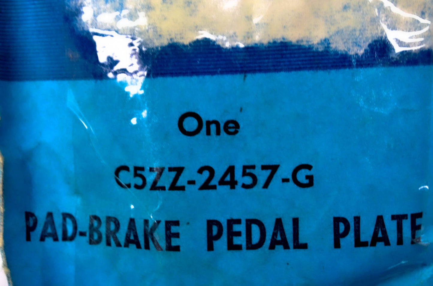 New OEM Ford C5ZZ-2457-G Brake Pedal Plate NOS