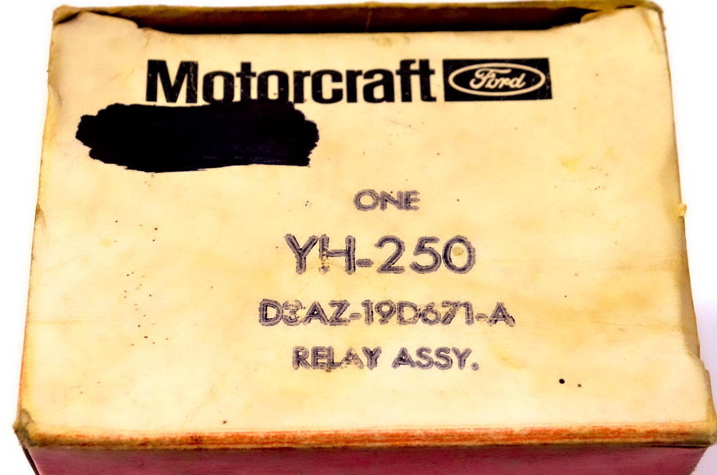 Motorcraft YH-250, D3AZ-19D671-A Relay Assembly NOS