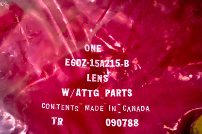 New OEM Ford E6DZ-15A215-B LH Tail Lamp Lens NOS