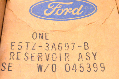 New OEM Ford E5TZ-3A697-B Power Steering Reservoir Assembly NOS