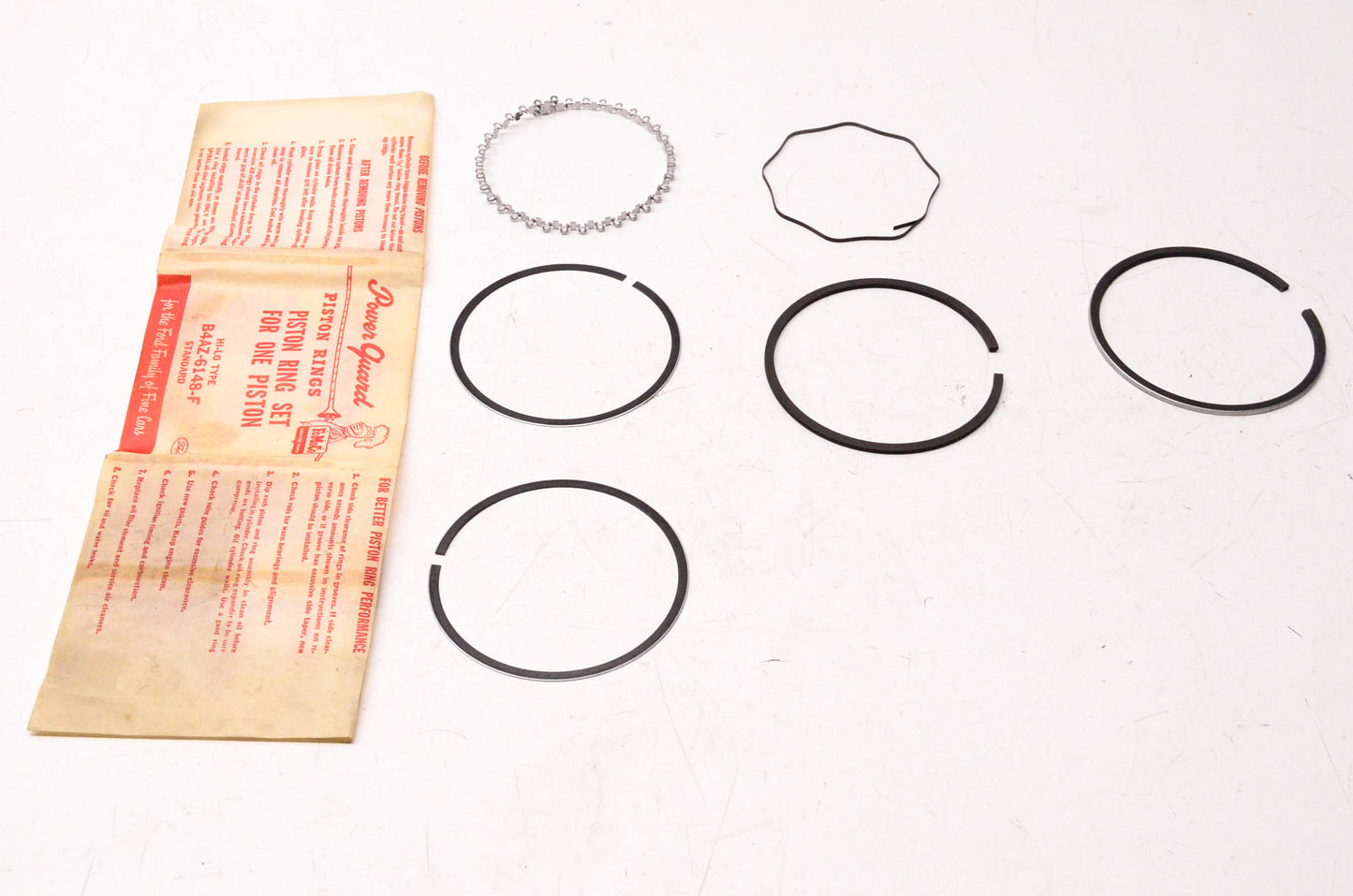 New OEM Ford B4AZ-6148-F Piston Ring Kit NOS