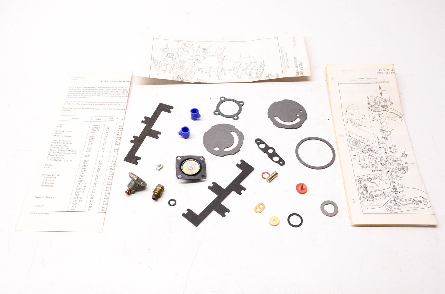 Motorcraft CT-499D, D4AZ-9A586-A Carburetor Tune-Up Kit NOS