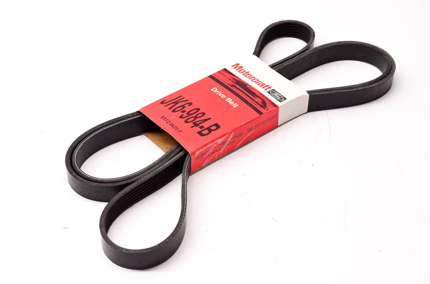 Motorcraft JK6-984-B, E8TZ-8620-T Drive Belt NOS