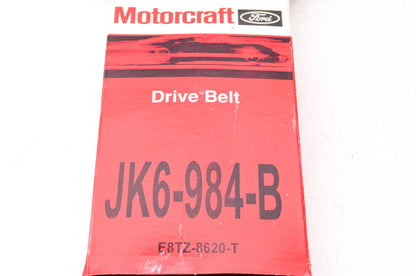 Motorcraft JK6-984-B, E8TZ-8620-T Drive Belt NOS