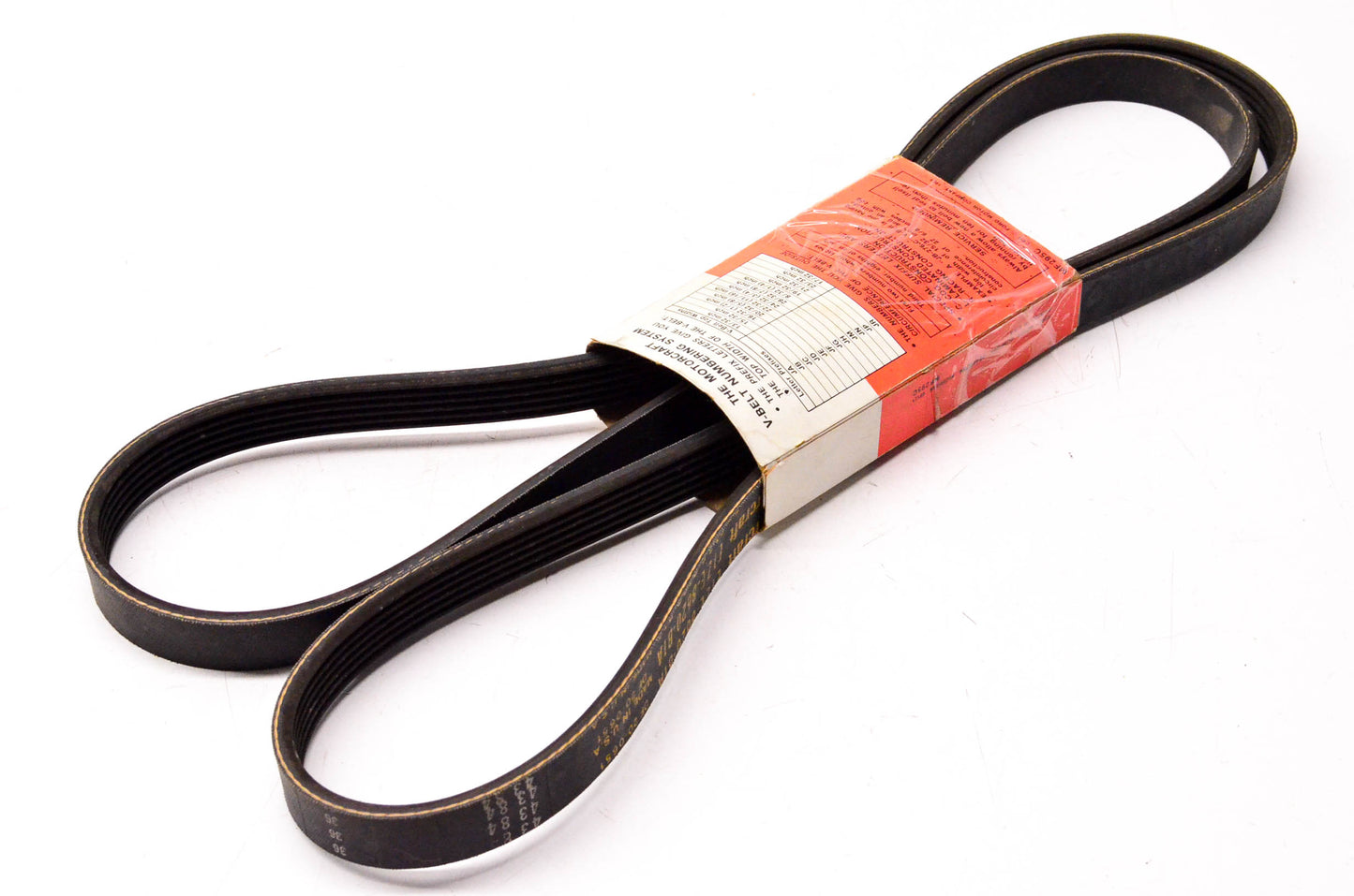 Motorcraft JK6-832, E1ZZ-8620-A, E1ZE-8620-B1A Serpentine Belt NOS