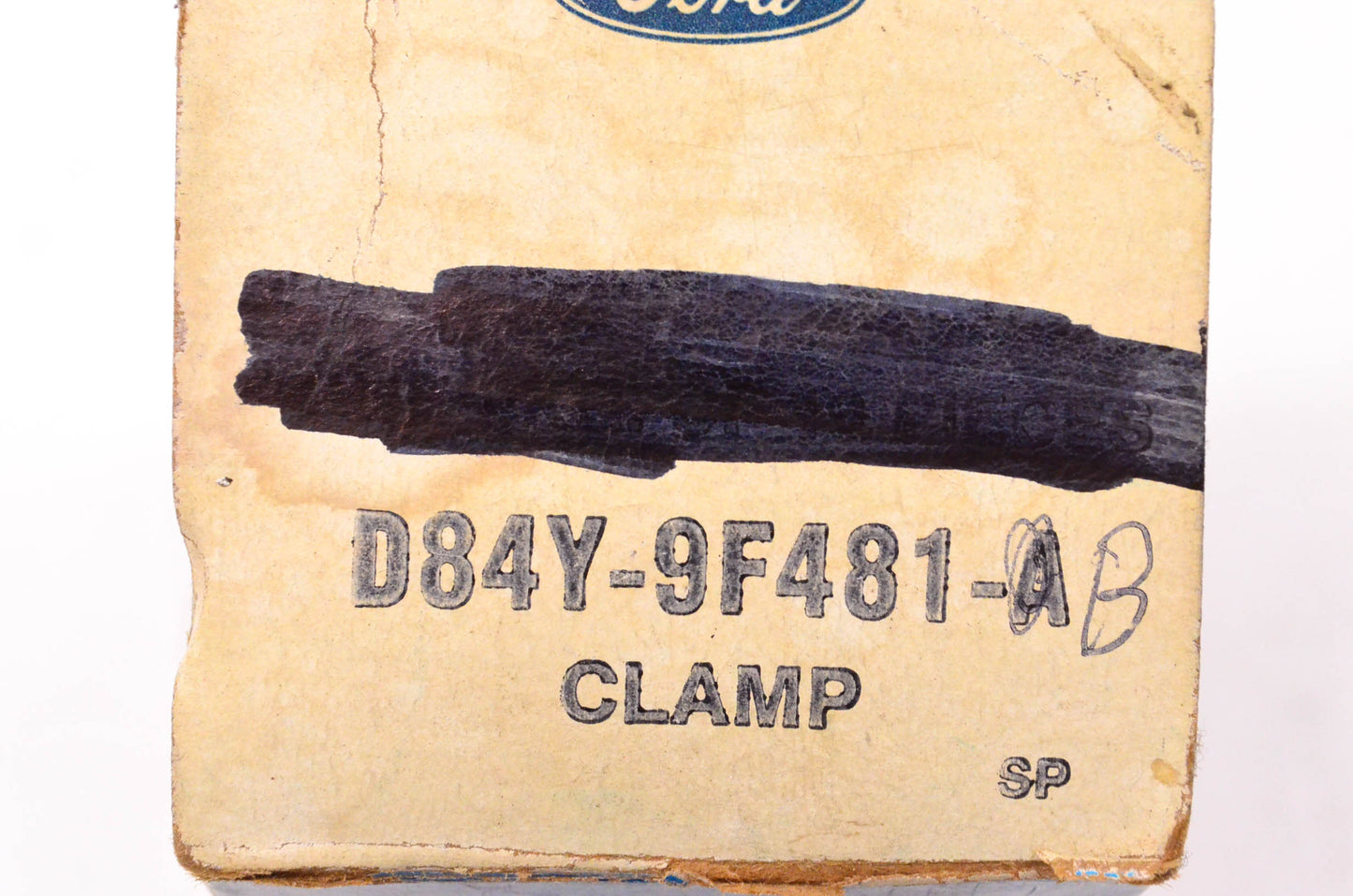 New OEM Ford D84Y-9F481-A, D84Y-9F481-B Cooler Tube Outlet Clamp NOS