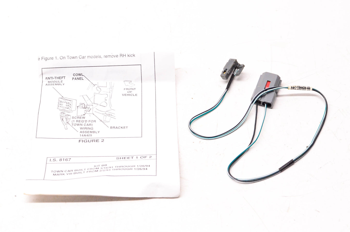 New OEM Ford F4LY-19A438-C Ignition Anti-Theft Switch NOS