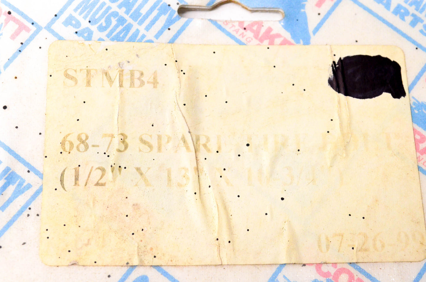 Scott Drake STMB4 Spare Tire Mounting Bolt NOS