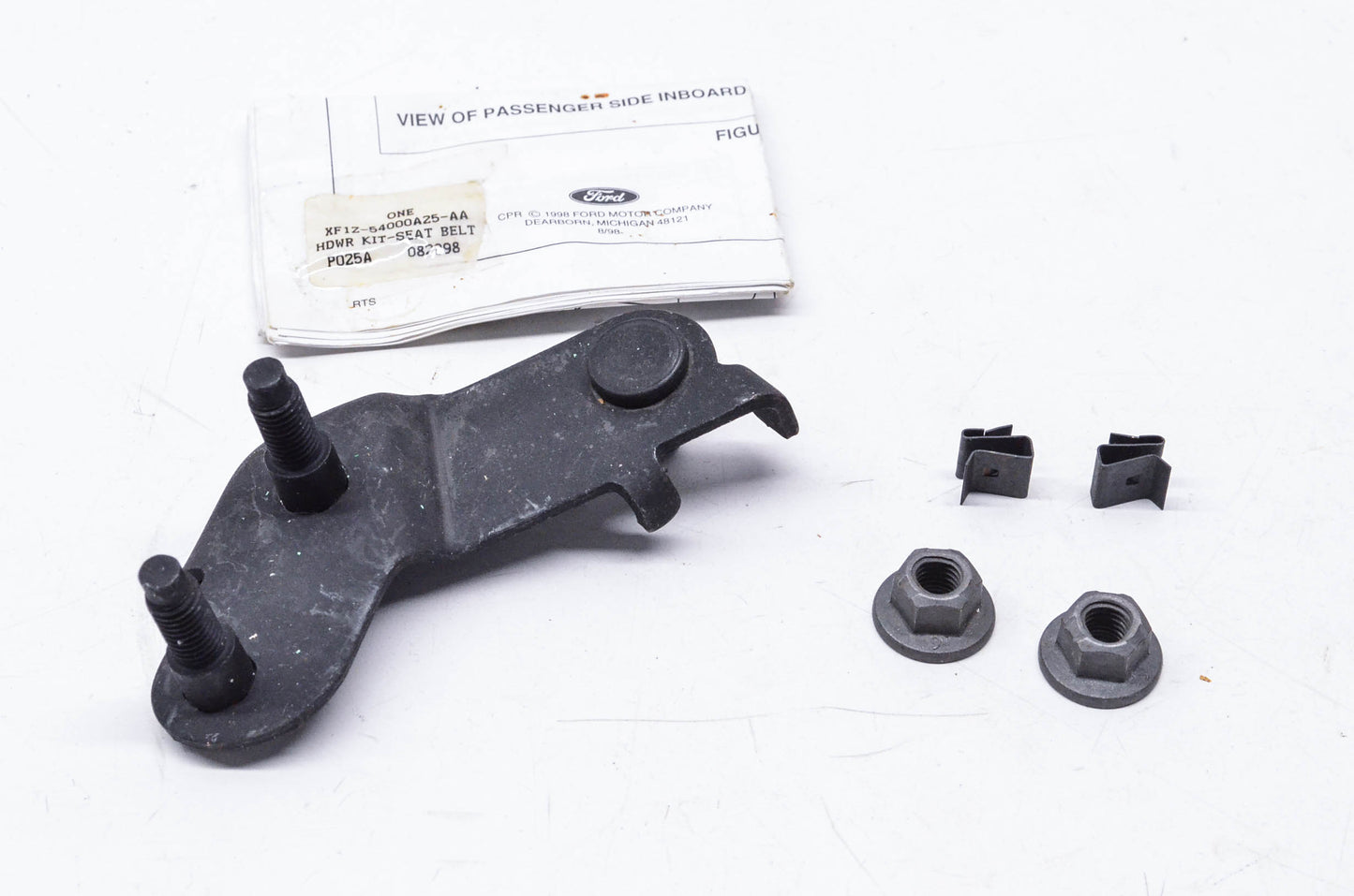 New OEM Ford XF1Z-54000A25-AA Seat Belt Hardware Kit NOS