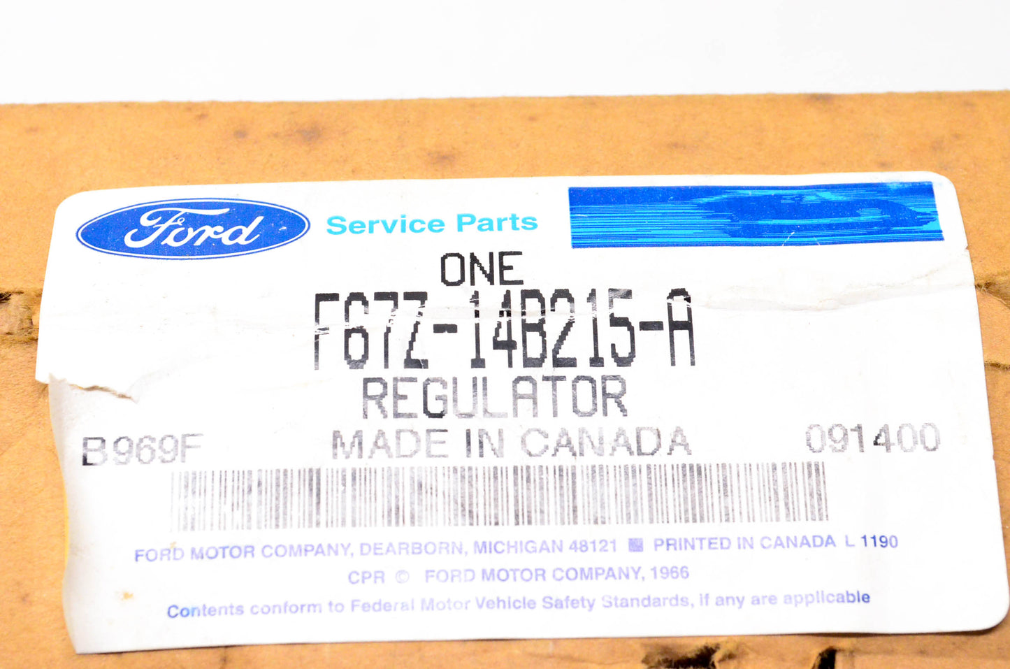 New OEM Ford F67Z-14B215-A Air Bag Control Module NOS