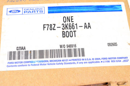 New OEM Ford F78Z-3K661-AA Tie Rod Boot NOS