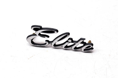 New OEM Ford D40Z-16098-C Torino "Elite" Front Fender Name Plate NOS