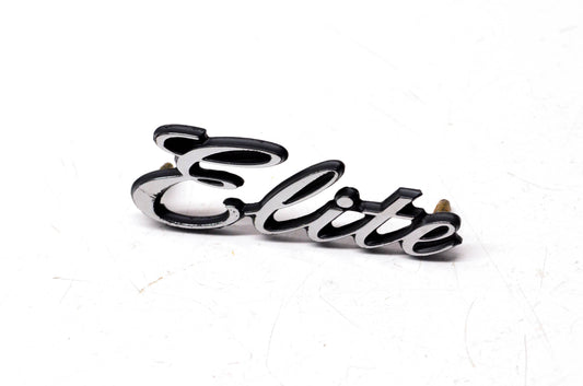New OEM Ford D40Z-16098-C Torino "Elite" Front Fender Name Plate NOS