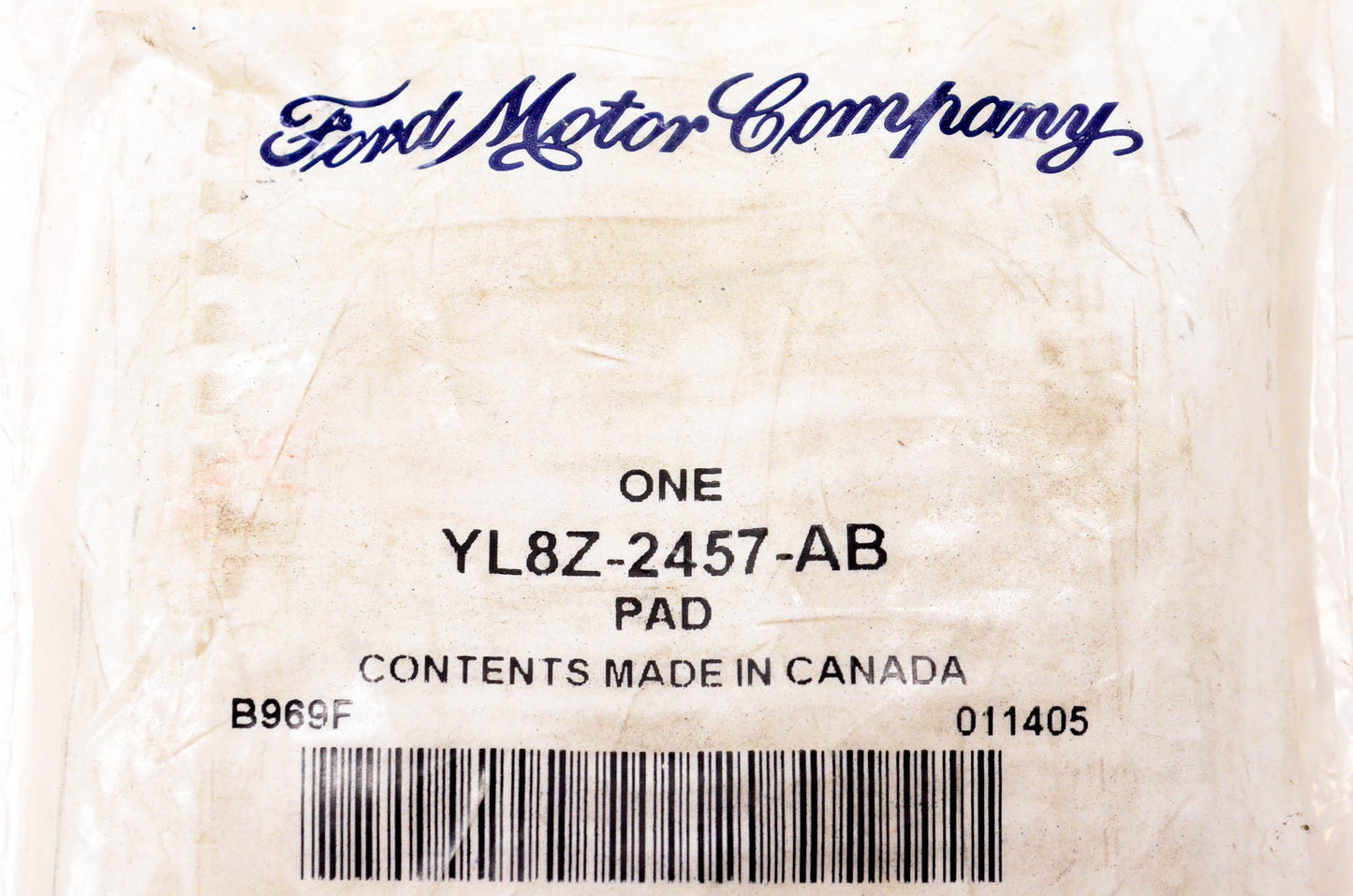 New OEM Ford YL8Z-2457-AB Pedal Pad NOS