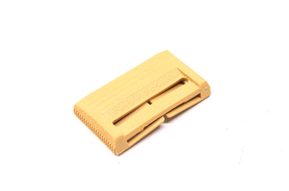 New OEM Ford D4AZ-6560286-J Tan Seat Belt Comfort Clip NOS
