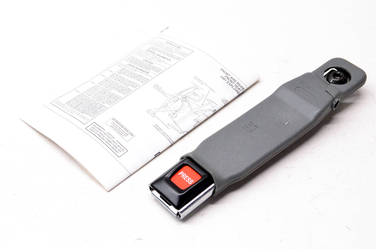 New OEM Ford F1TZ-7861202-G Seat Belt Buckle NOS