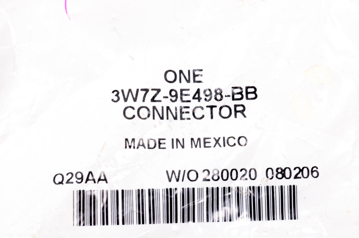 New OEM Ford 3W7Z-9E498-BB Main Vacuum Harness NOS