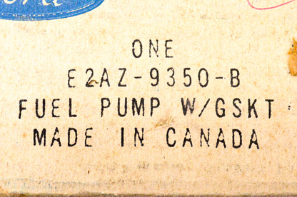 New OEM Ford E2AZ-9350-B Fuel Pump & Gasket NOS