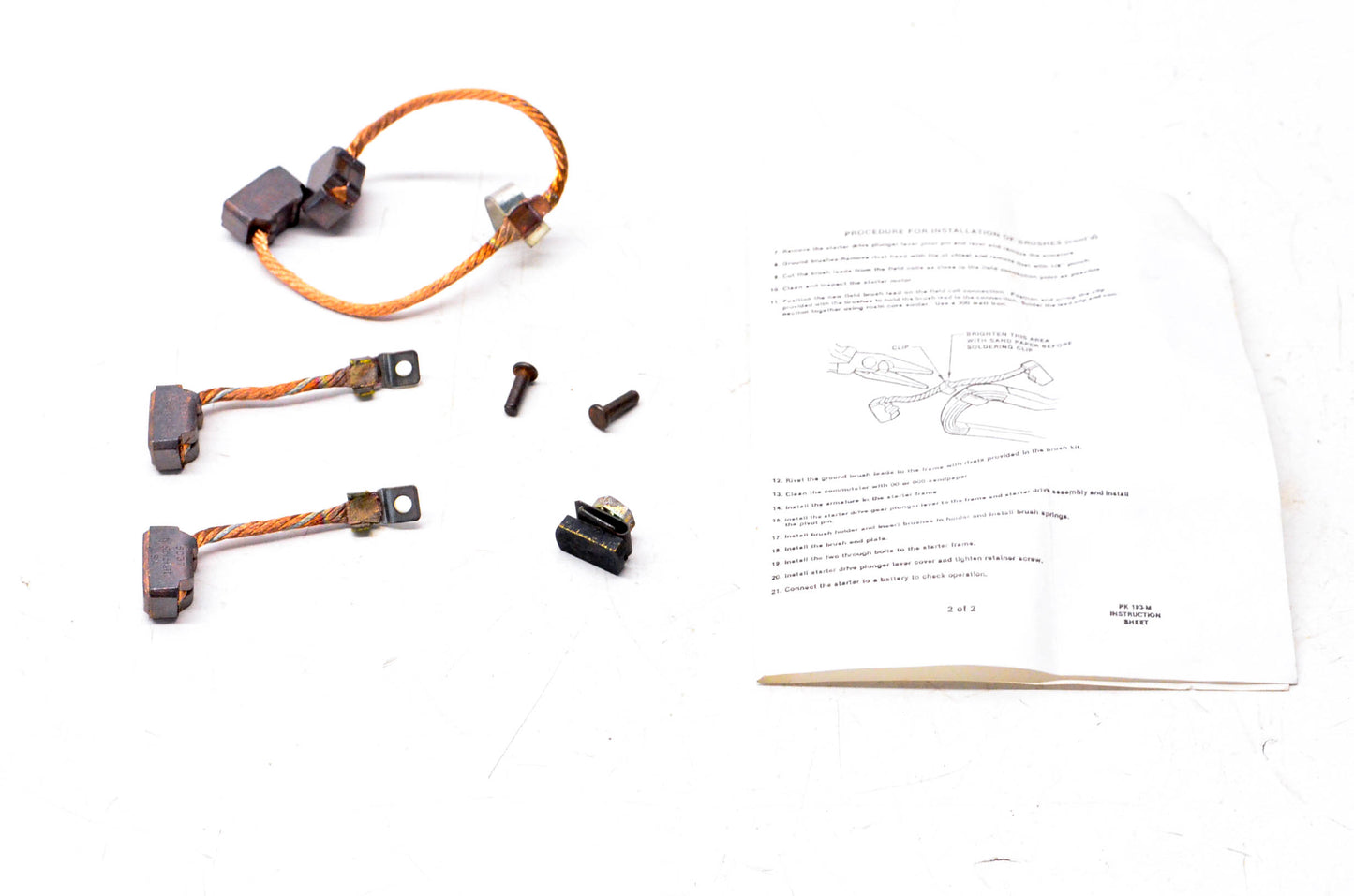 Motorcraft SB-319, E4PZ-11057-A Brush Kit NOS