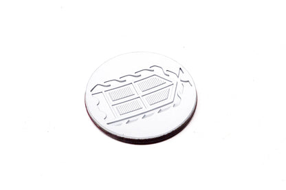 New OEM Ford D9AZ-1137-D Wheel Center Cap Emblem NOS